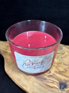 Spiced Cranberry Candles & Wax Melts | Cranberry, Orange Zest and Warm Spices | Festive Fall and Holiday Scent