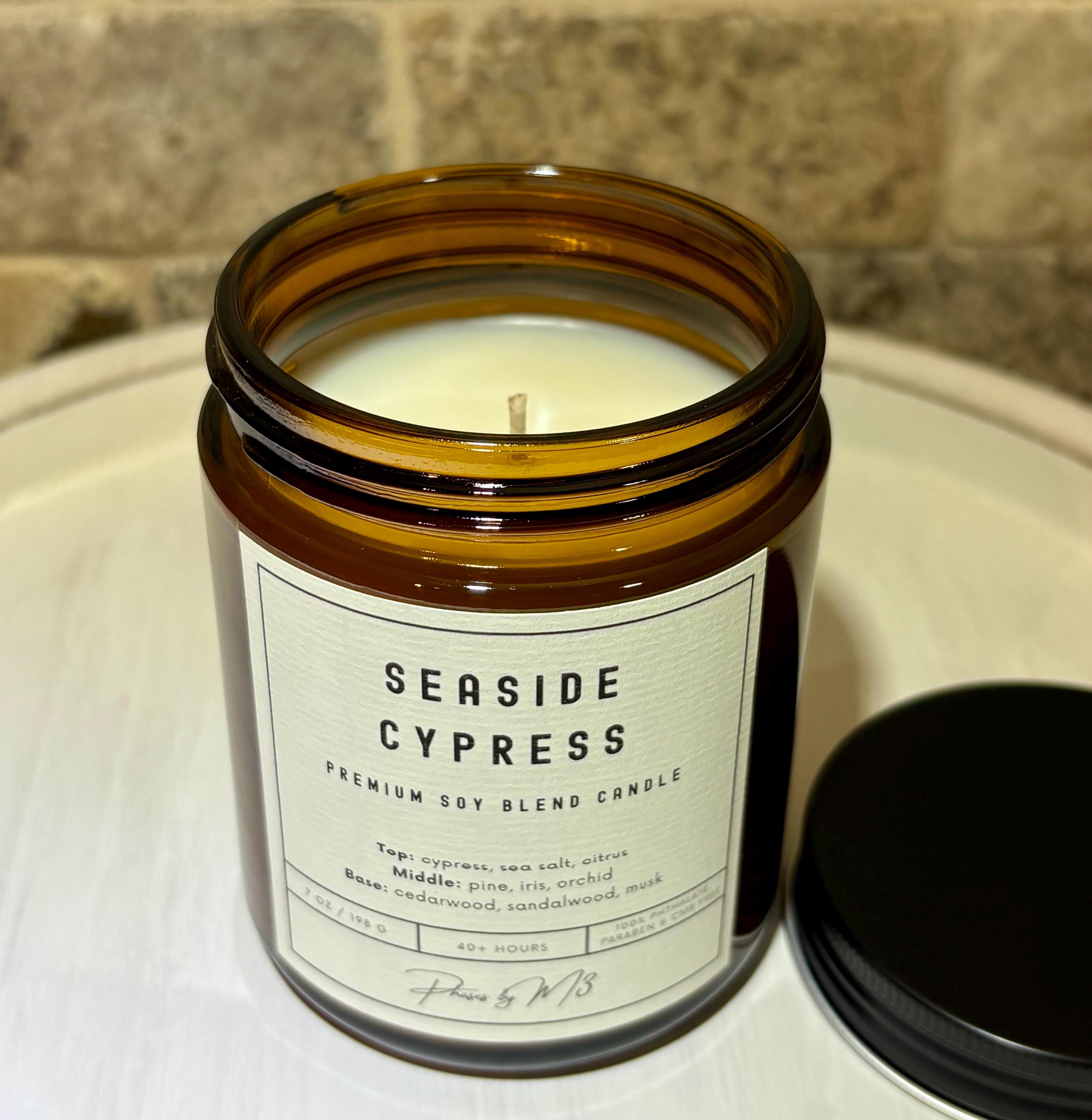 Seaside Cypress Candle and Wax Melts