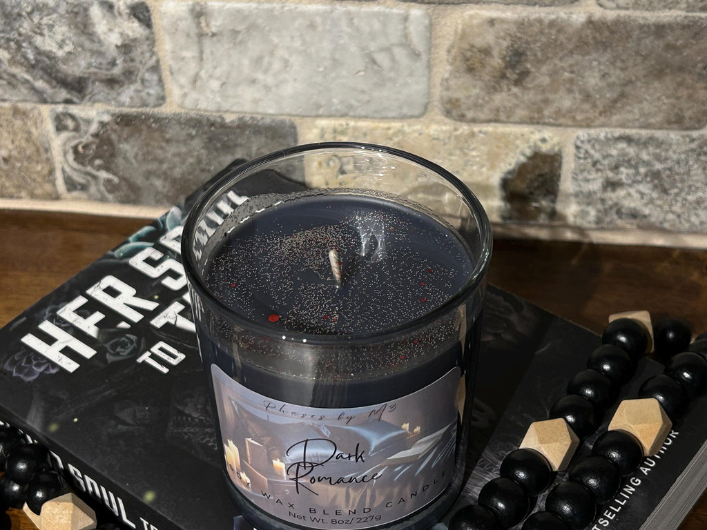 Dark Romance Candle and Wax Melts | Coffee, Leather & Cashmere | Book Candle for Spicy Reads