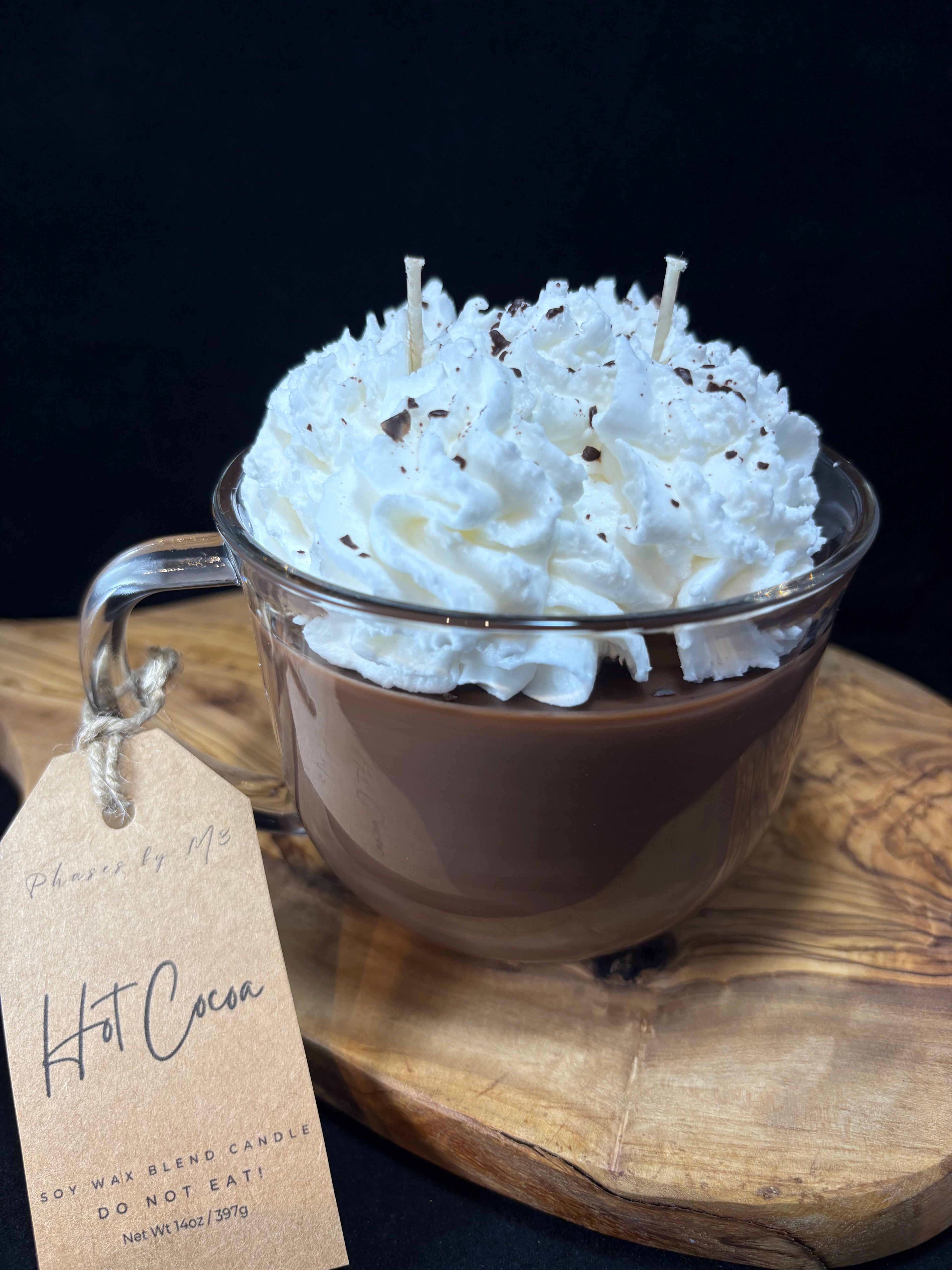 Fall Beverage Candle Collection | Spiced Pumpkin Latte, Caramel Apple Latte & Hot Cocoa Candles | Cozy Autumn Scents