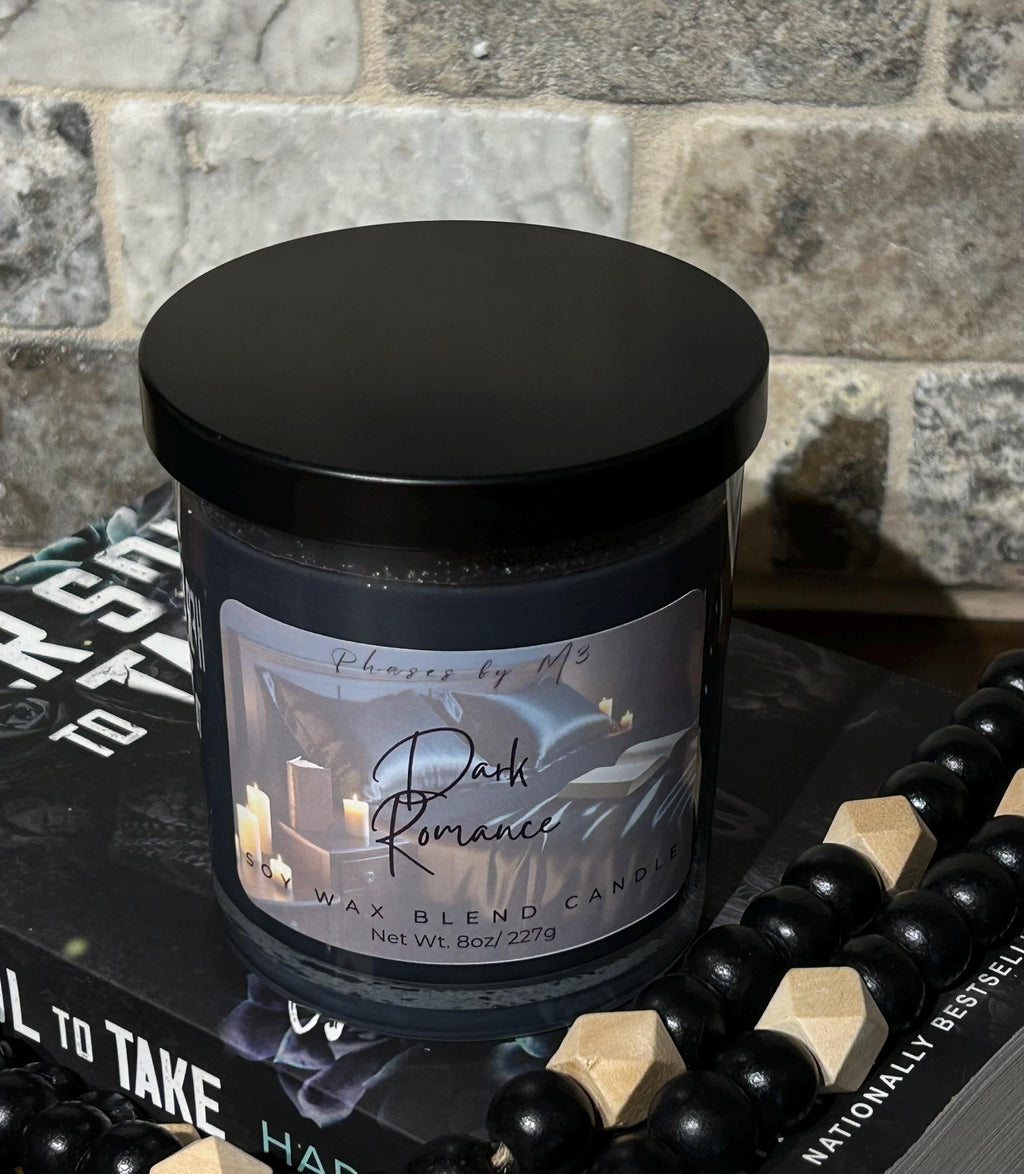 Dark Romance Candle and Wax Melts | Coffee, Leather & Cashmere | Book Candle for Spicy Reads