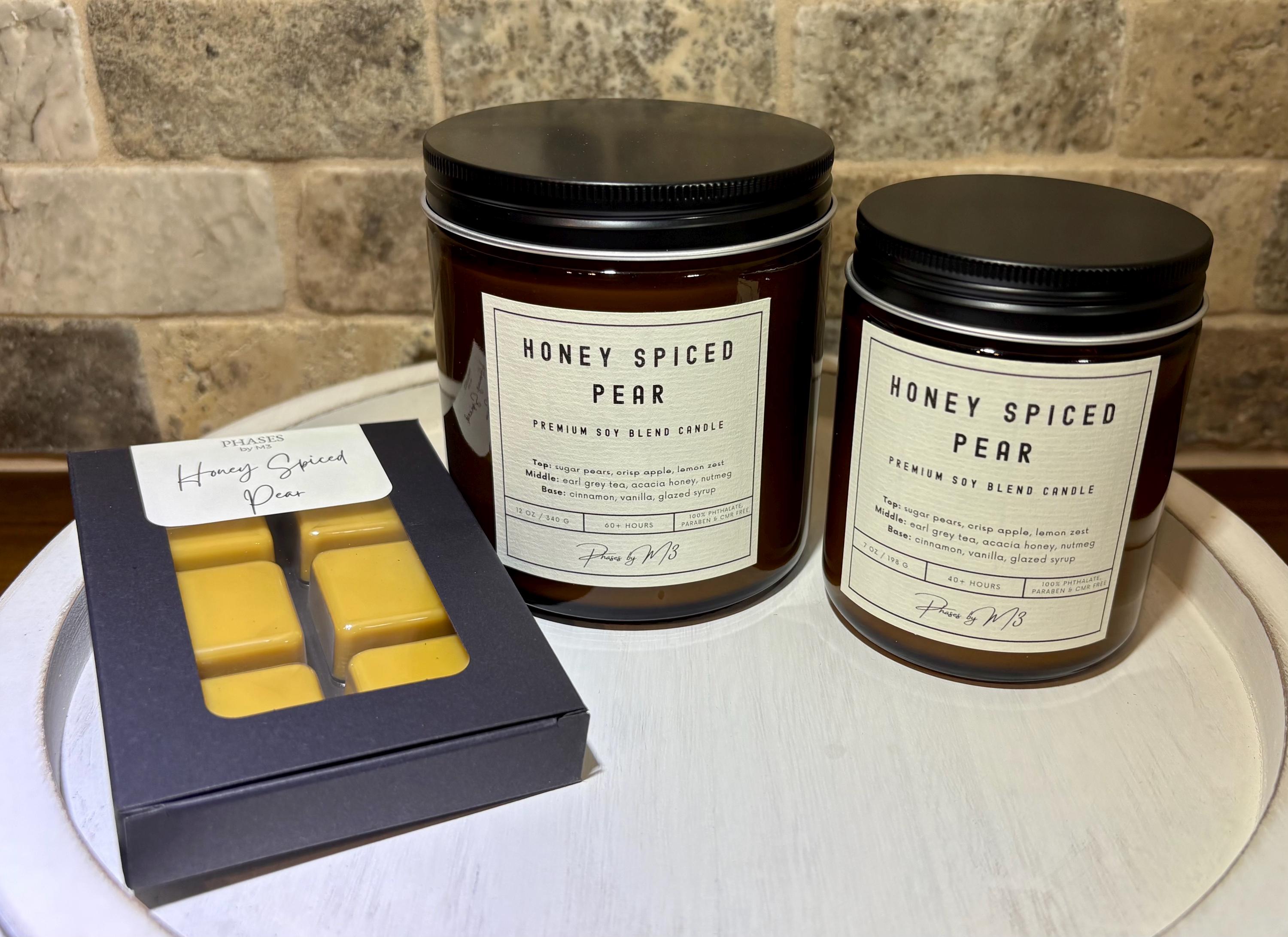 Honey Spiced Pear Candle and Wax Melts