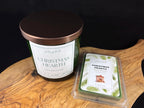 Christmas Hearth Candle – 8oz Hand-Poured Soy Candle, Orange Spice, Fir & Pine, Cozy Holiday Scent