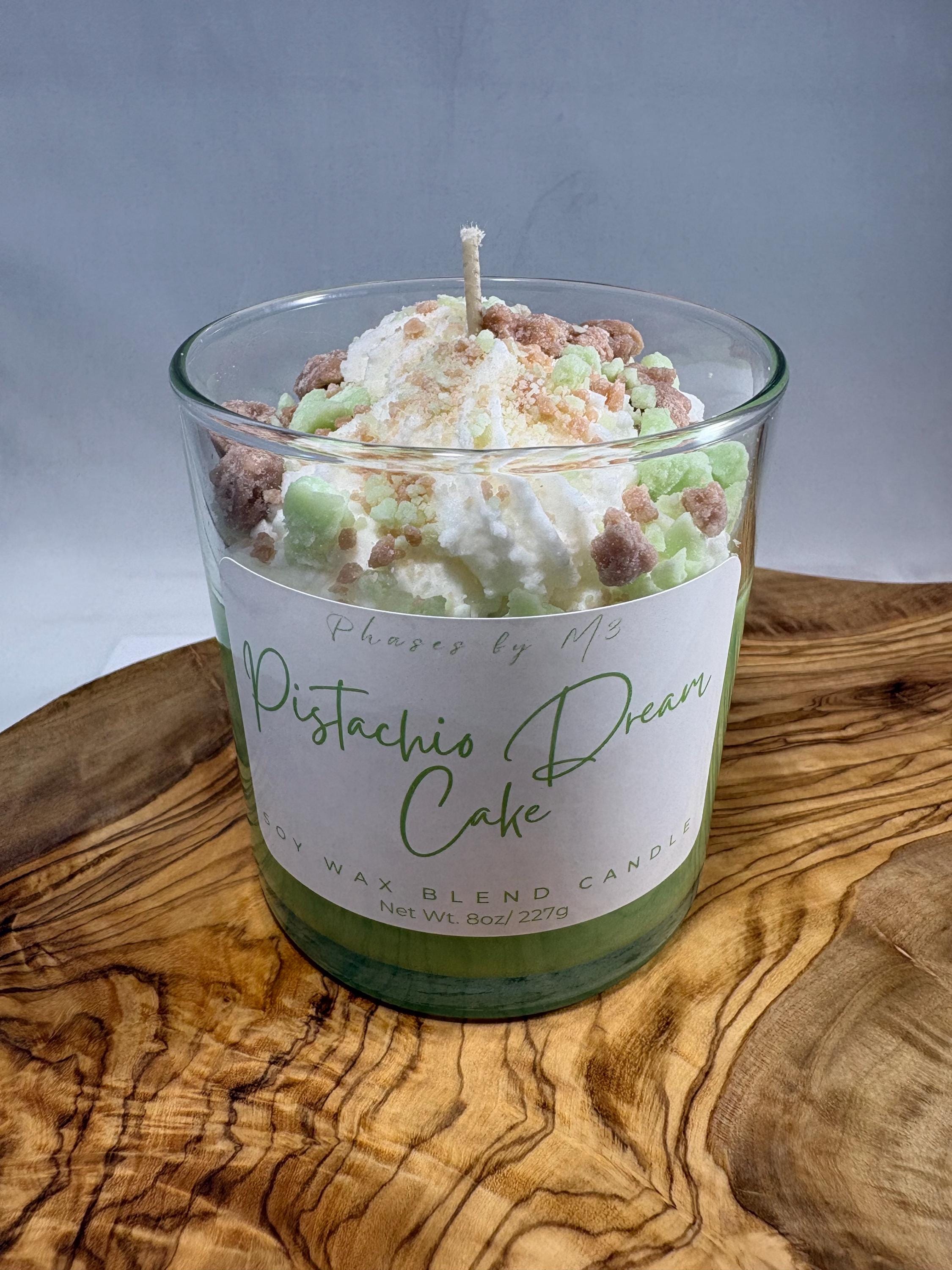 Dessert Collection soy wax candles Salted Caramel Pretzel/Hot Fudge Brownie/Hot Baked Apple Pie/ Winterberry Chantilly Cake and more!