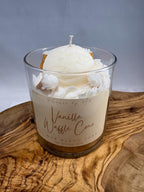 Dessert Collection soy wax candles Salted Caramel Pretzel/Hot Fudge Brownie/Hot Baked Apple Pie/ Winterberry Chantilly Cake and more!