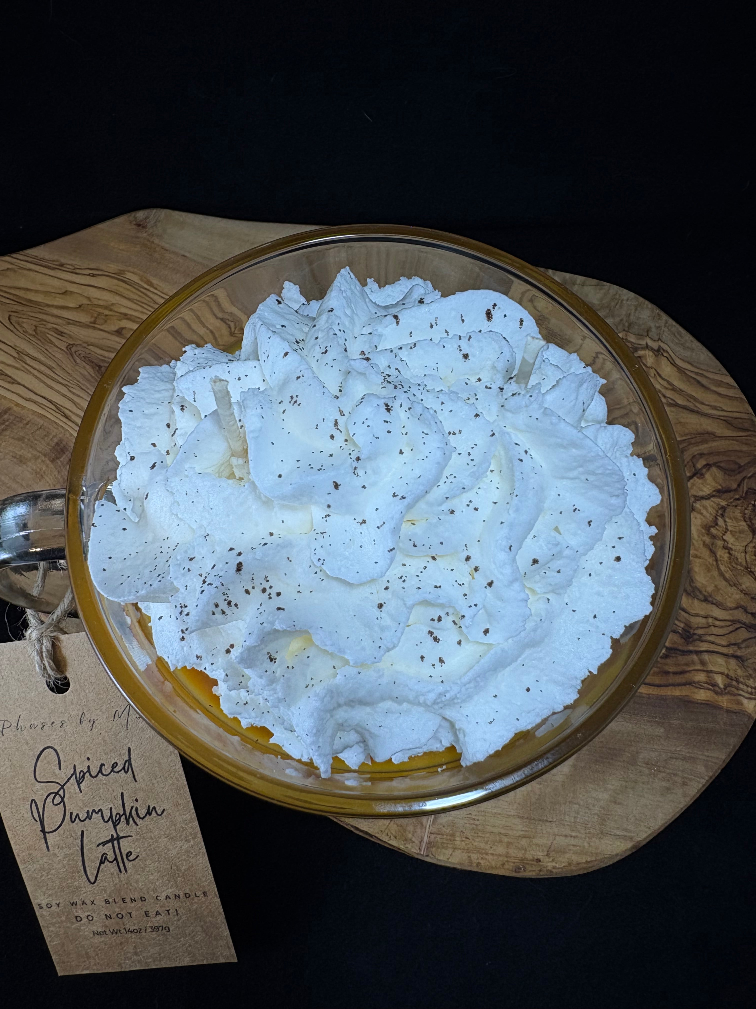 Fall Beverage Candle Collection | Spiced Pumpkin Latte, Caramel Apple Latte & Hot Cocoa Candles | Cozy Autumn Scents