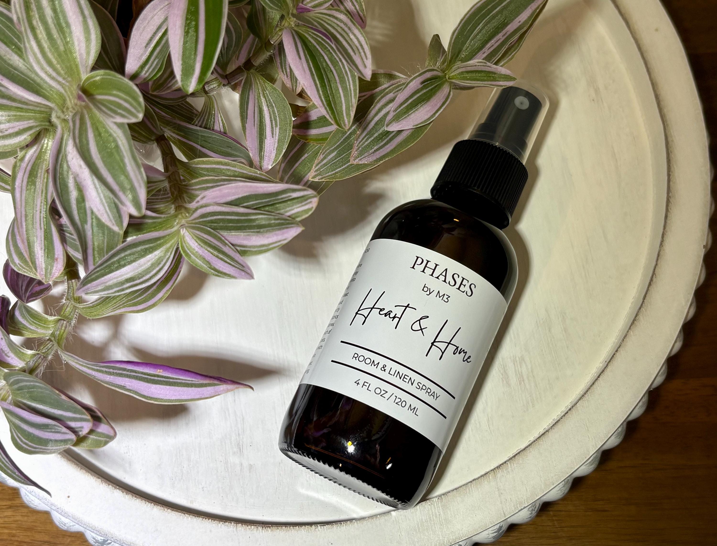Room and Linen Spray – 4oz Amber Glass – Multiple Scents Available