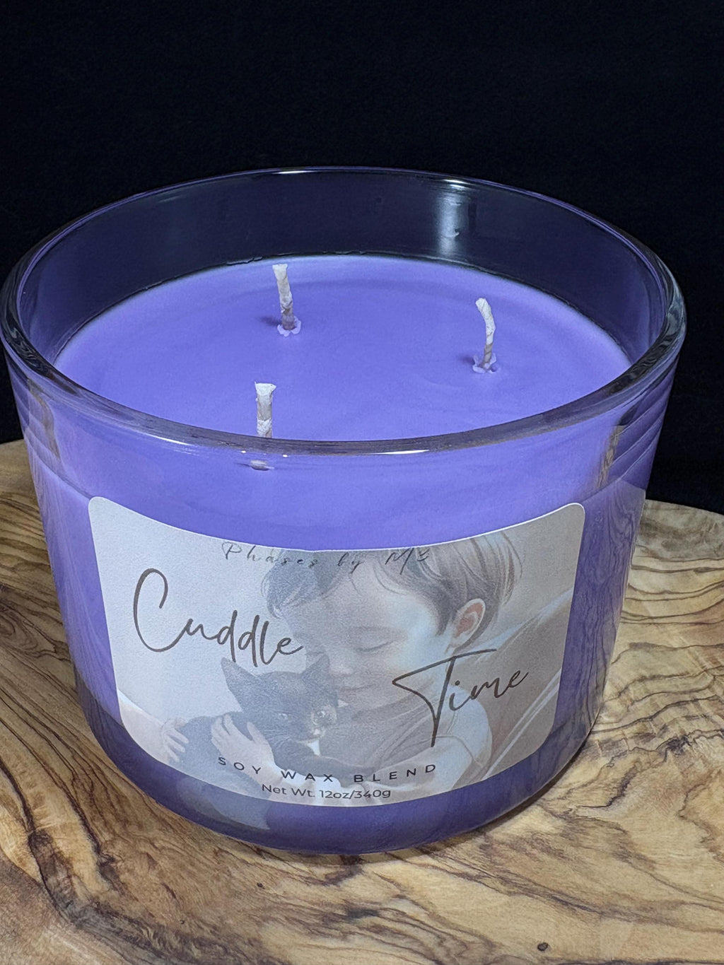 Cuddle Time Candles and Wax Melts | Cozy Blueberry, Freesia & Cashmere Scent | Soy Wax Blend for Snuggly Home Vibes