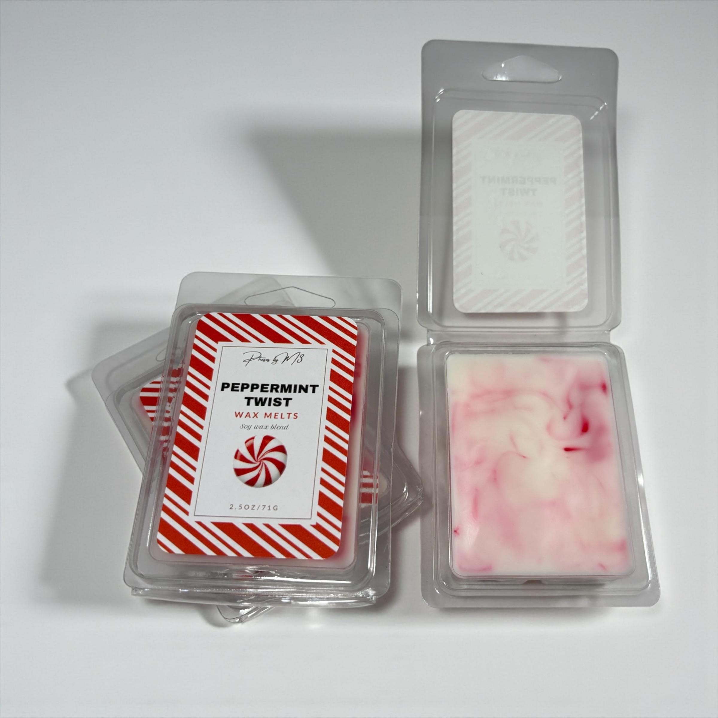 Peppermint Twist Whipped Candle | Sweet Marshmallow & Peppermint Scent