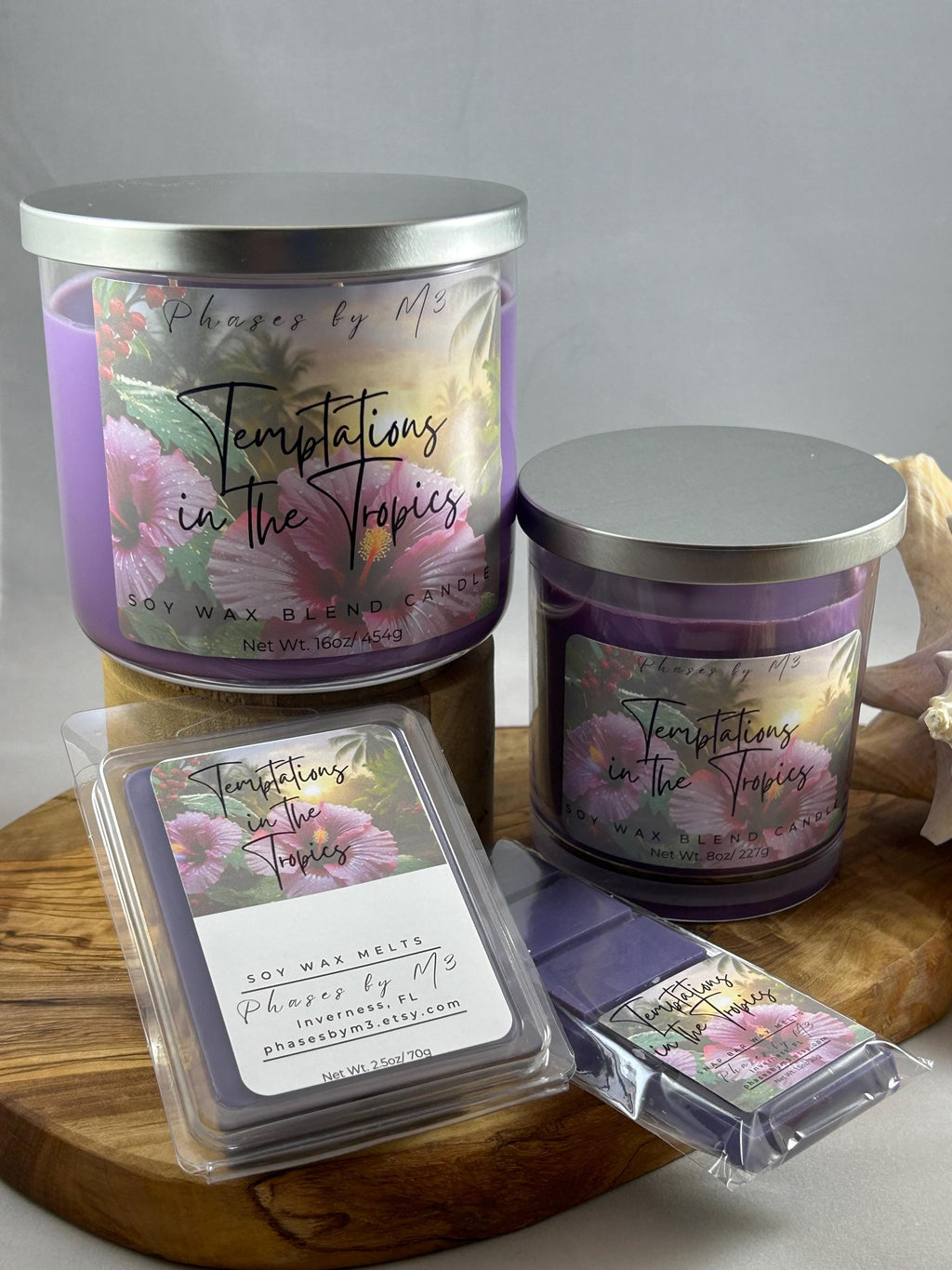 Temptations in the Tropics Candles and Wax Melts