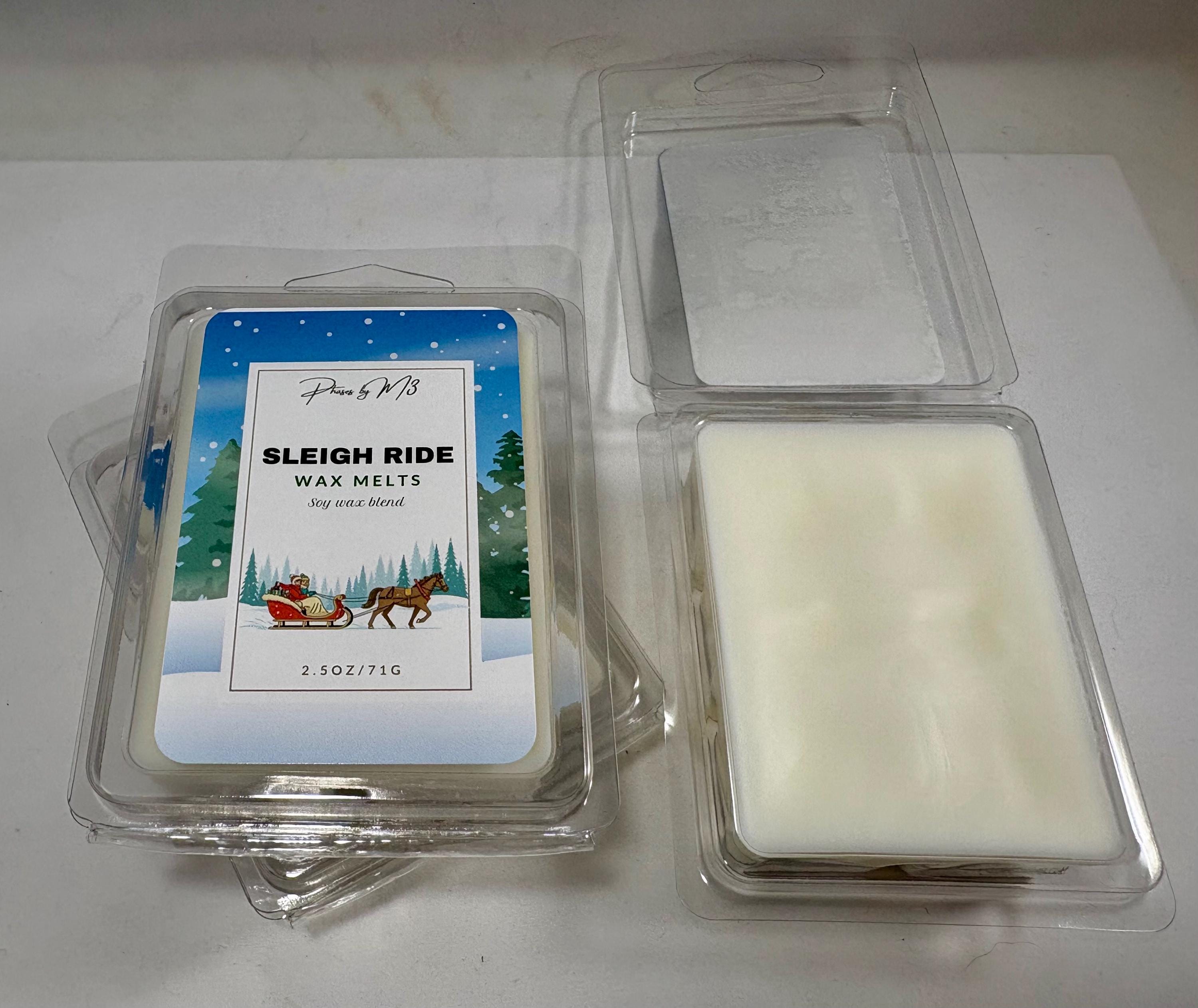 Sleigh Ride Candle – 8oz Winter Woodland Scent, Eucalyptus & Lavender, Pine, Cedar, Oakmoss