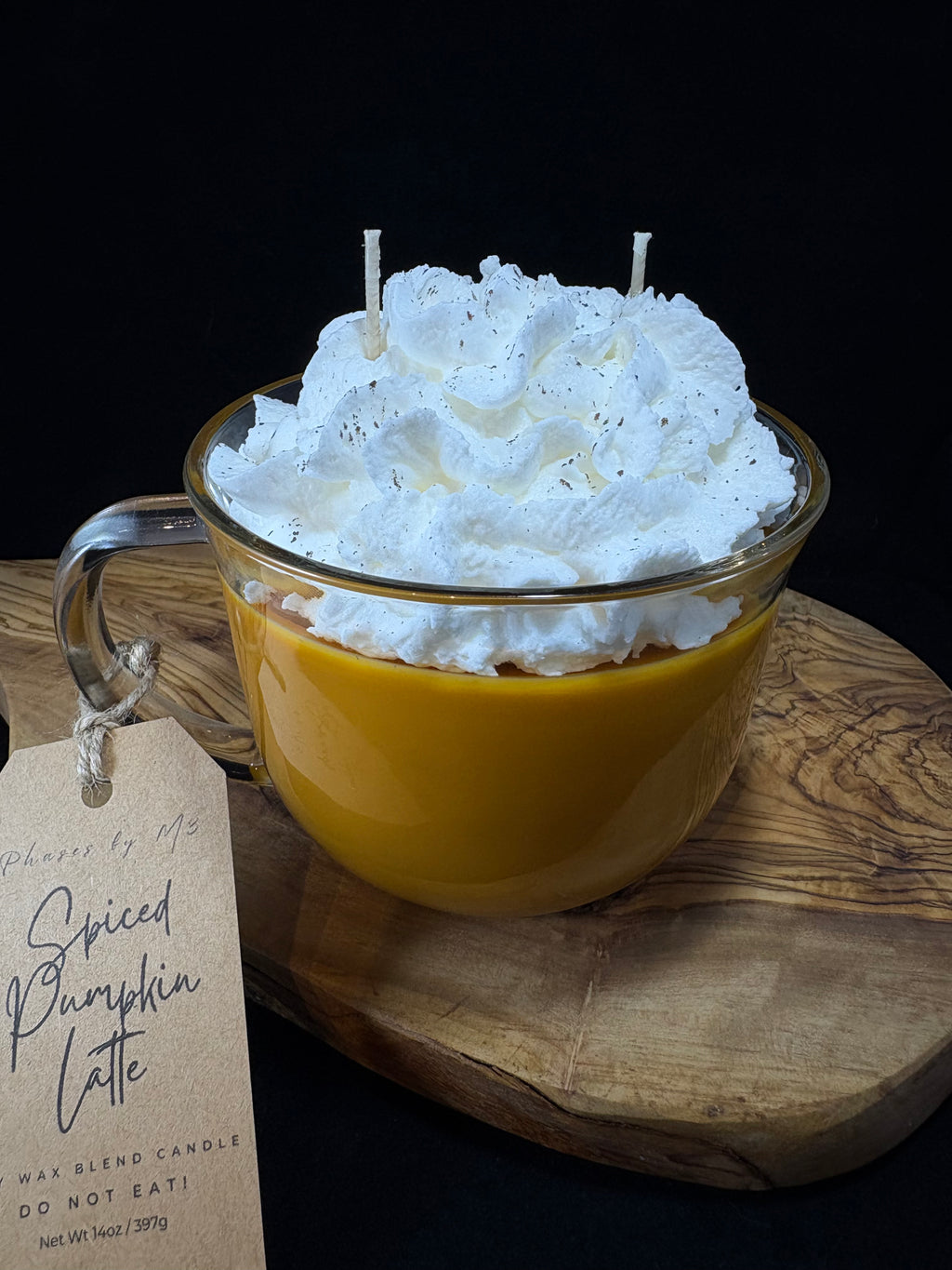 Fall Beverage Candle Collection | Spiced Pumpkin Latte, Caramel Apple Latte & Hot Cocoa Candles | Cozy Autumn Scents