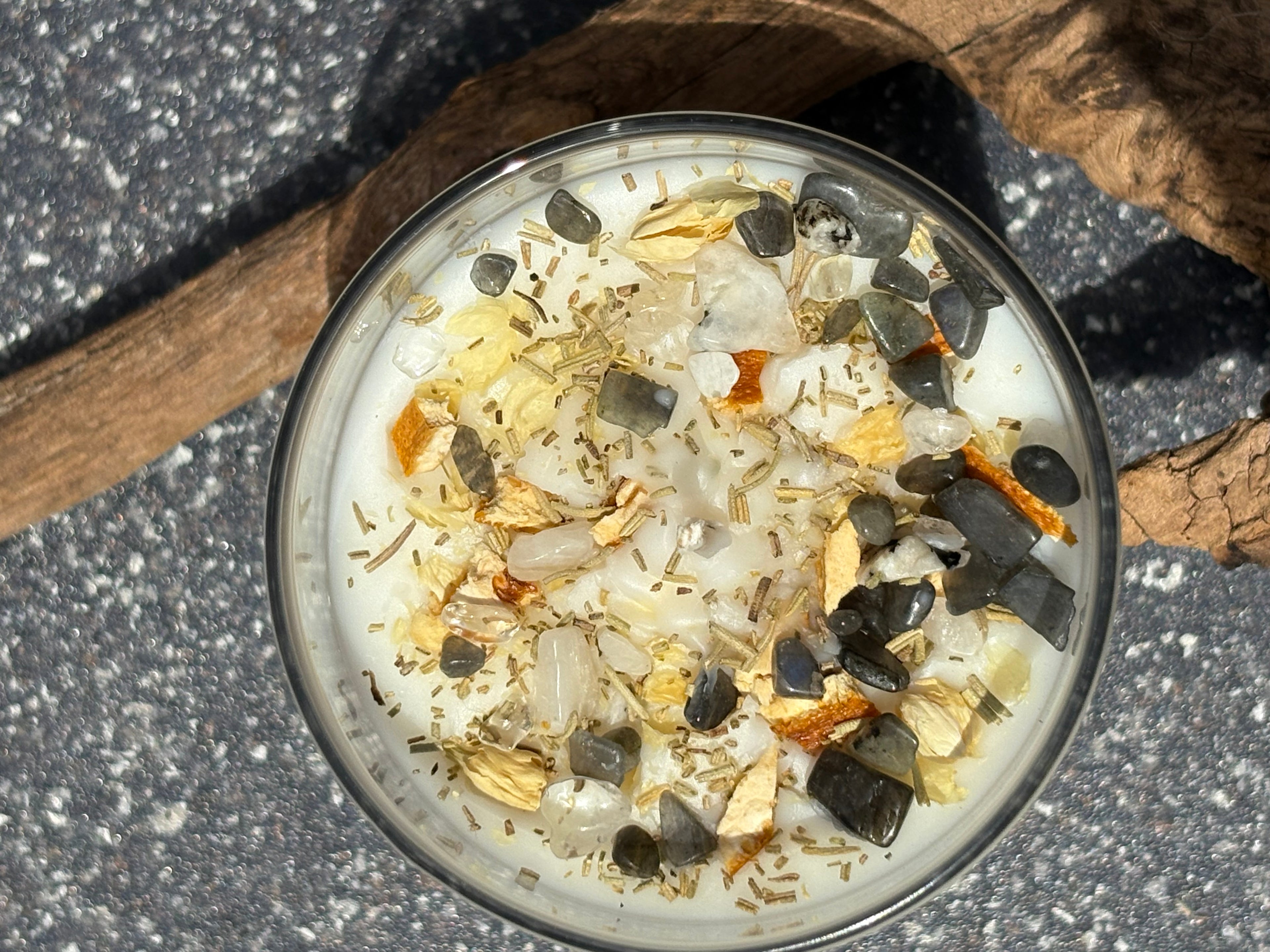 Reiki Charged Intention Candle Collection | 9oz Soy Candles with Crystals and Herbs | Manifestation, Healing & Spiritual Energy Candles