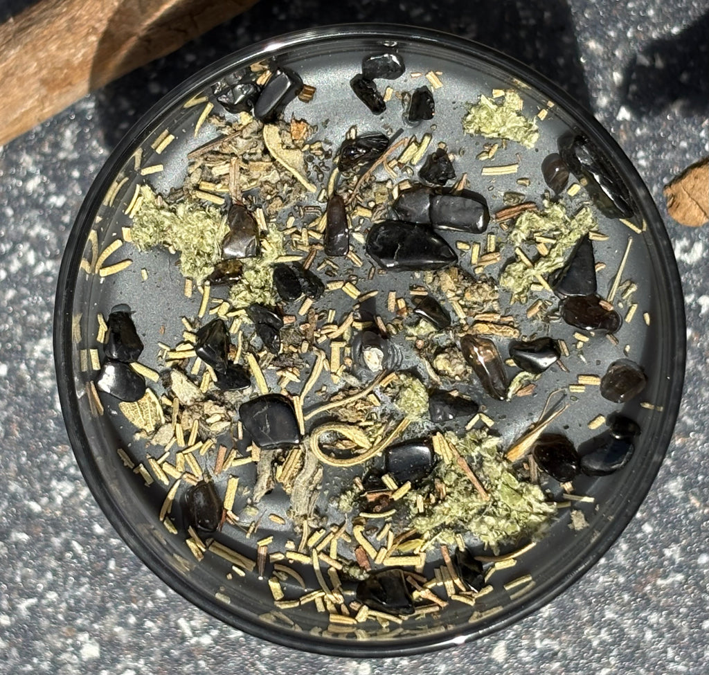 Reiki Charged Intention Candle Collection | 9oz Soy Candles with Crystals and Herbs | Manifestation, Healing & Spiritual Energy Candles