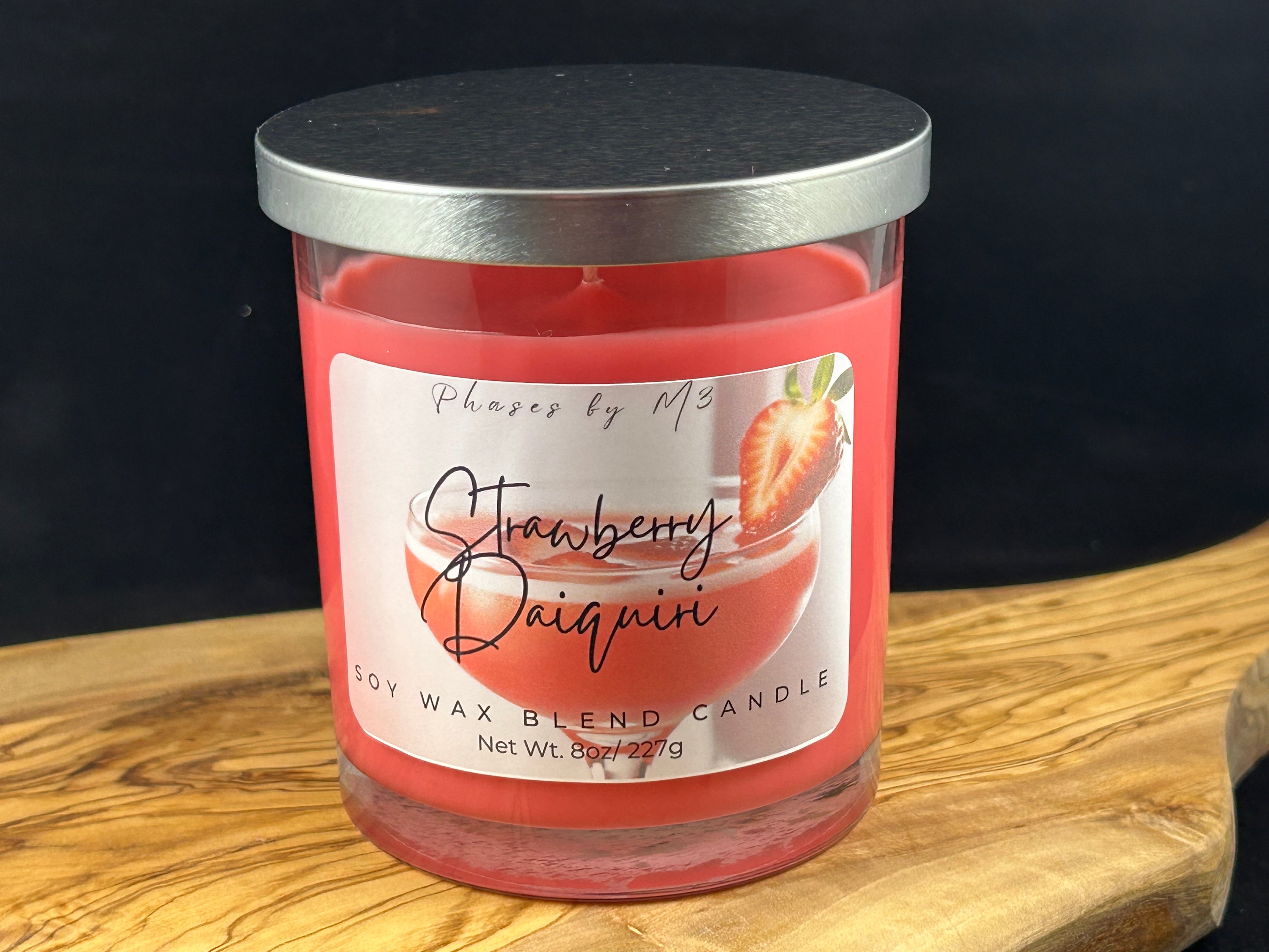 Summer Cocktail Collection Candles and Wax Melts : Peach Mango Bellini, Strawberry Daiquiri, Mai Tai, Margarita, Blue Hawaiian