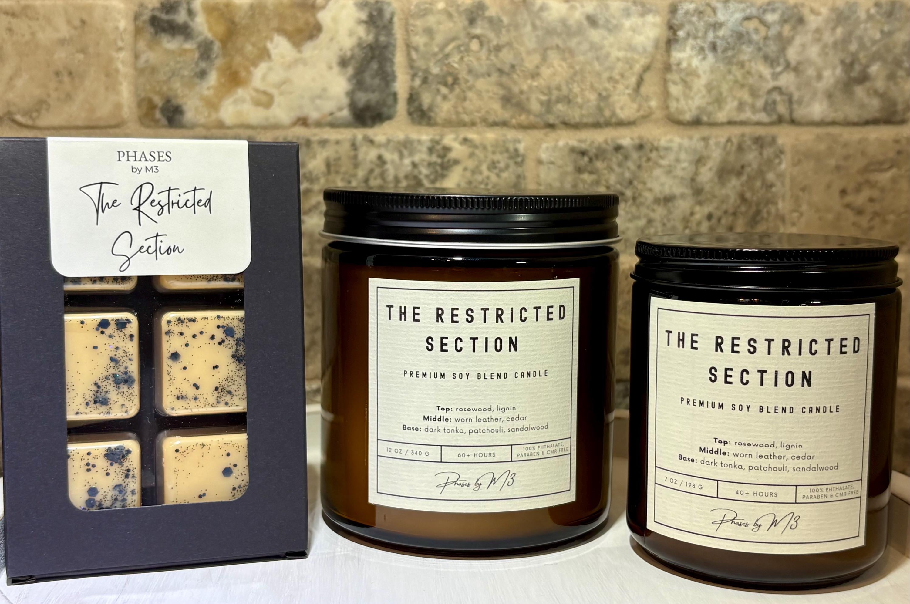 The Restricted Section Candle and Wax Melts
