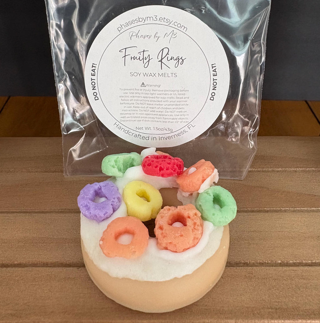 Donut Wax Melts | 6 or 9 Pack | Highly Scented Dessert-Inspired Wax Melts for Warmers | Sweet Bakery Wax Tarts