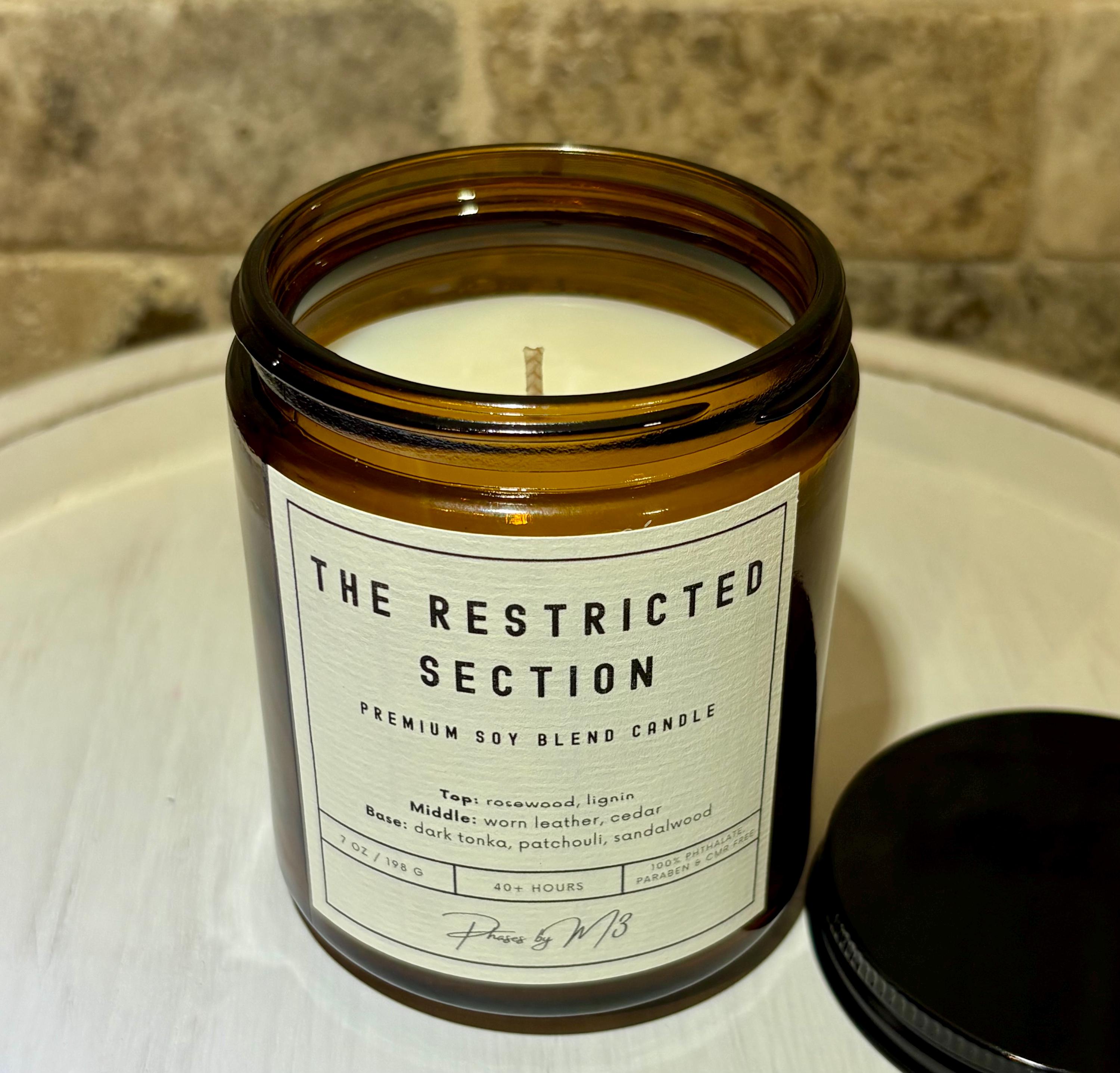 The Restricted Section Candle and Wax Melts