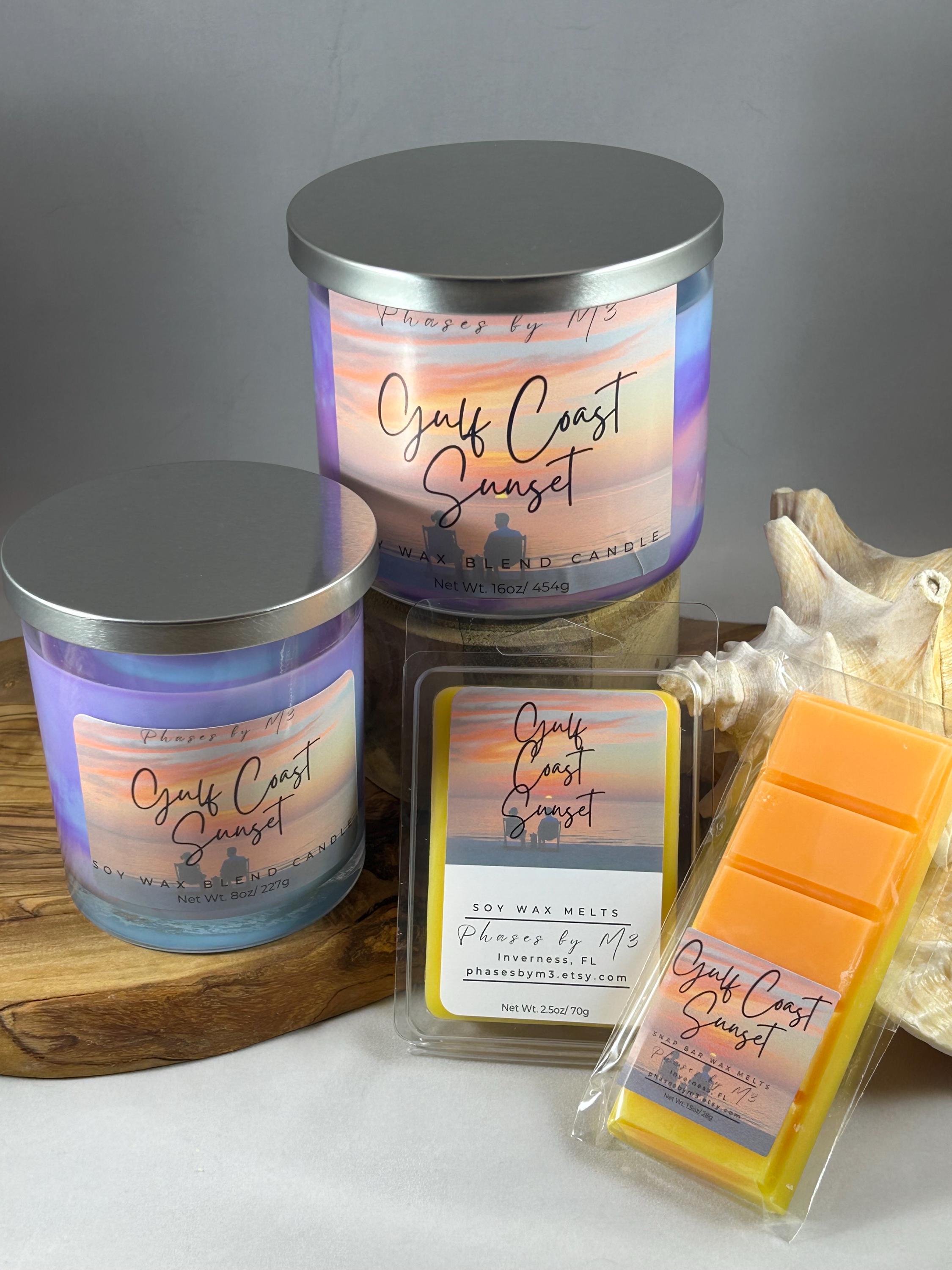 Gulf Coast Sunset Candles and Wax Melts