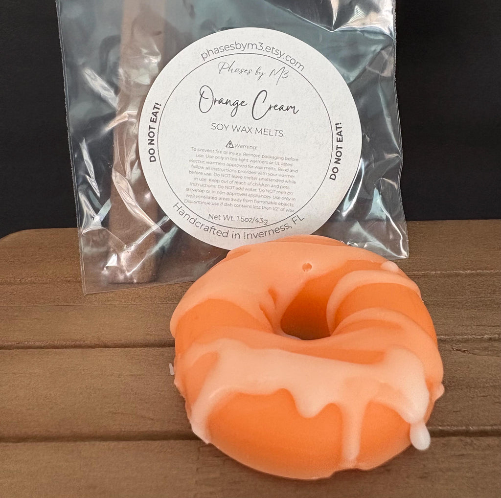 Donut Wax Melts | 6 or 9 Pack | Highly Scented Dessert-Inspired Wax Melts for Warmers | Sweet Bakery Wax Tarts