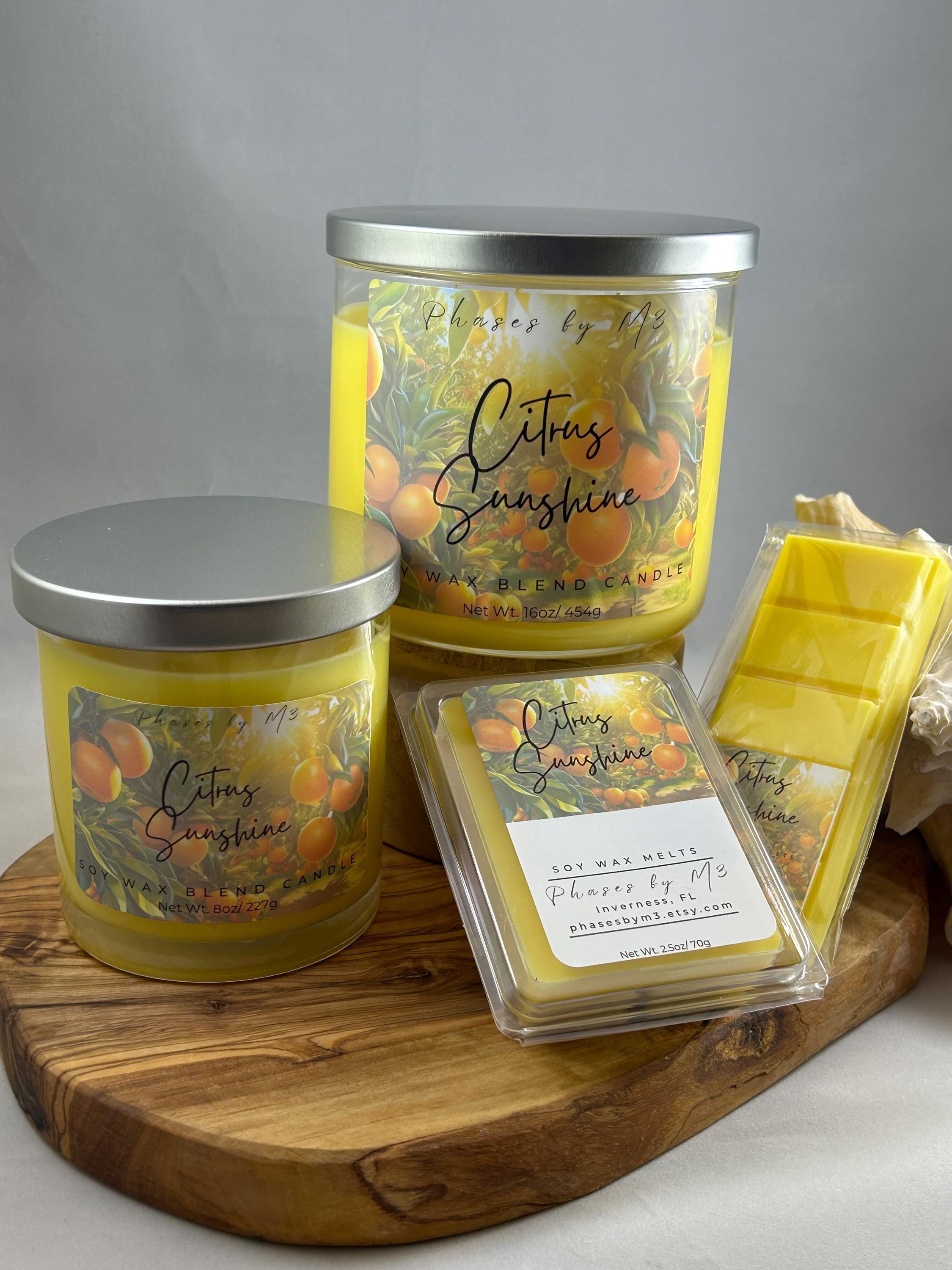 Citrus Sunshine Candles and Wax Melts