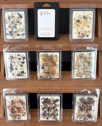 Reiki Charged Intention Wax Melts | 2.5oz Soy Wax Melts with Crystals and Herbs | Manifestation, Healing & Spiritual Energy Wax Melts