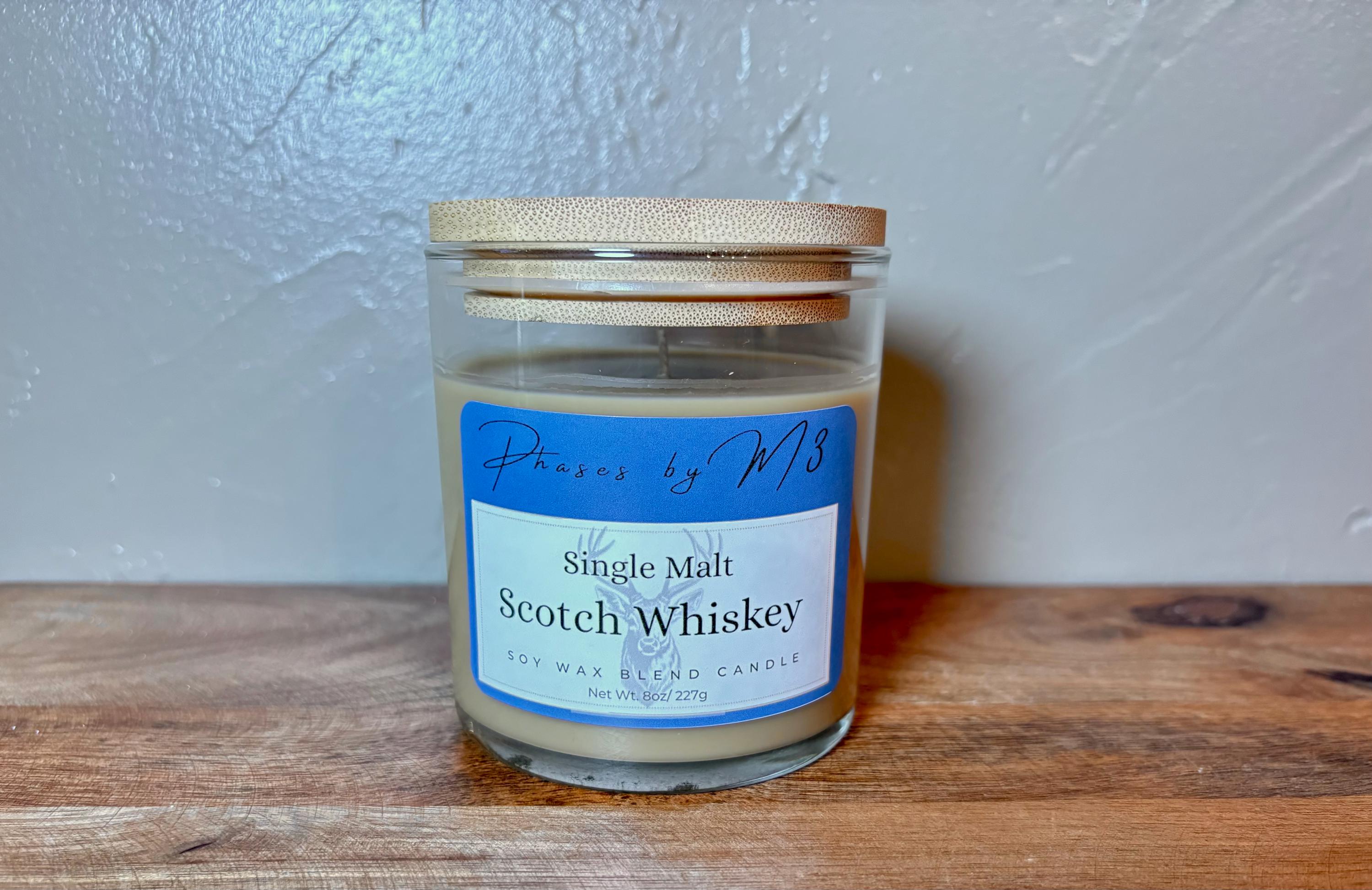 Single Malt Scotch Whiskey Candle