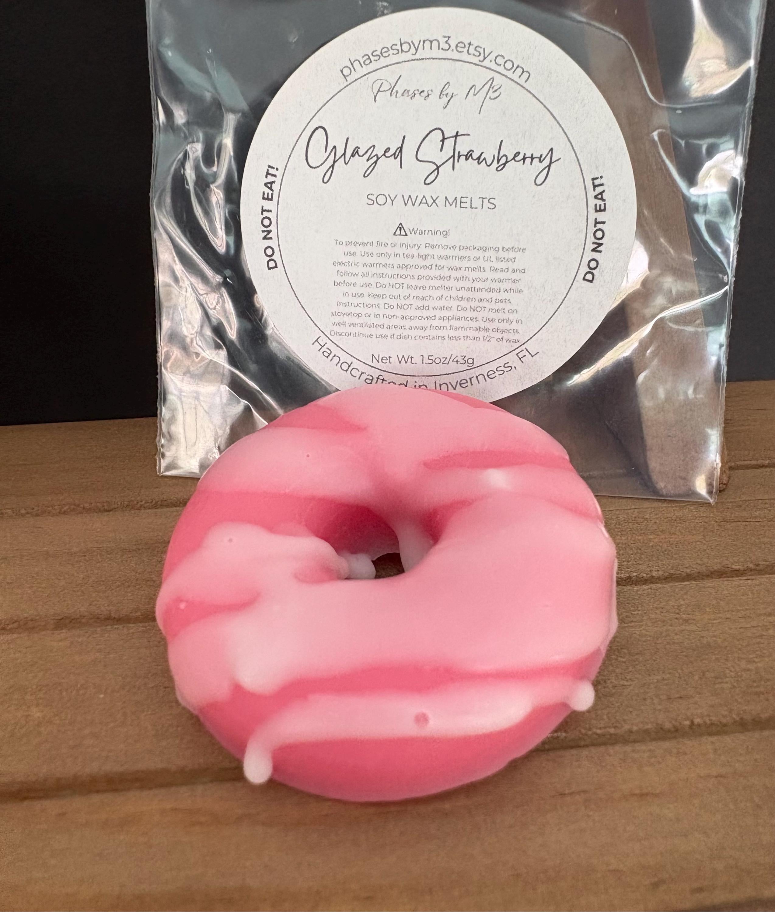 Donut Wax Melts | 6 or 9 Pack | Highly Scented Dessert-Inspired Wax Melts for Warmers | Sweet Bakery Wax Tarts