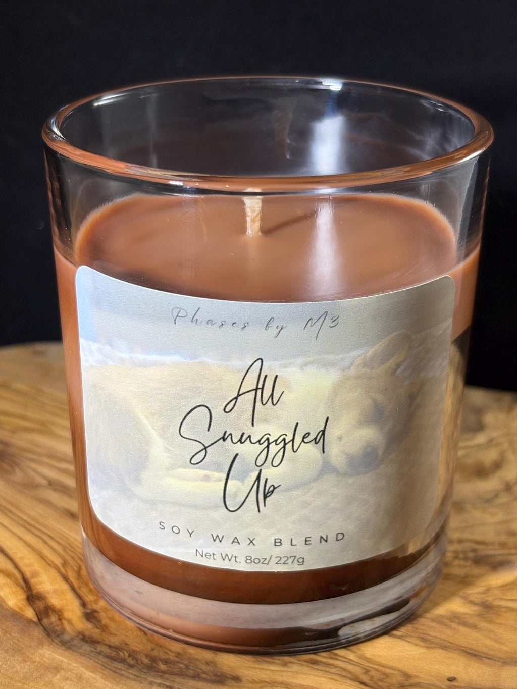 All Snuggled Up | Cozy Soy Candles and Wax Melts with Nutmeg, Lavender and Winter Air | Cashmere Musk & Birch Wood Scented