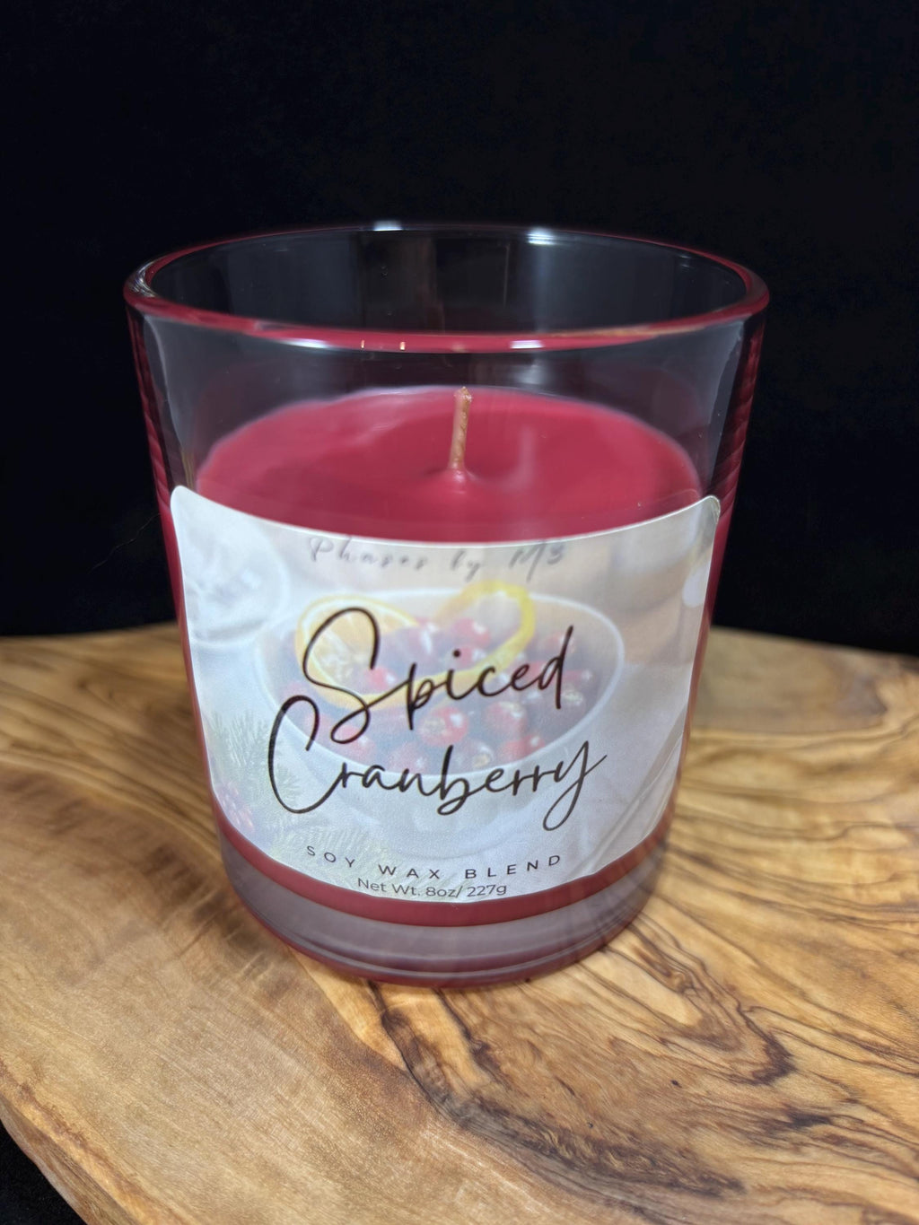 Spiced Cranberry Candles & Wax Melts | Cranberry, Orange Zest and Warm Spices | Festive Fall and Holiday Scent