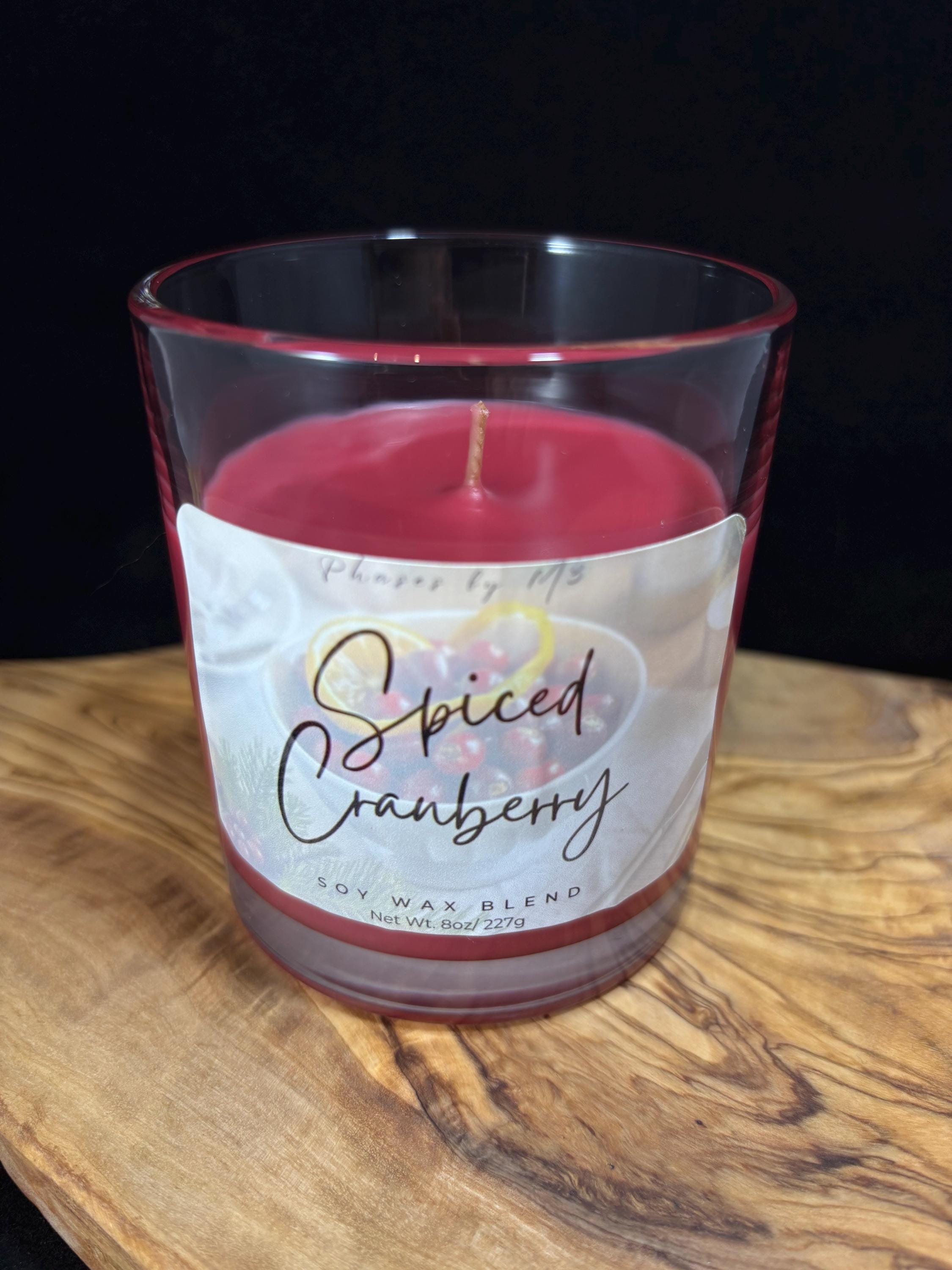 Spiced Cranberry Candles & Wax Melts | Cranberry, Orange Zest and Warm Spices | Festive Fall and Holiday Scent