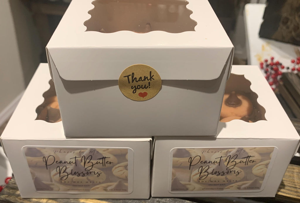 Peanut Butter Blossom Cookie Wax Melts | 2.5oz Soy Wax | Warm Bakery Scent with Chocolate & Peanut Butter