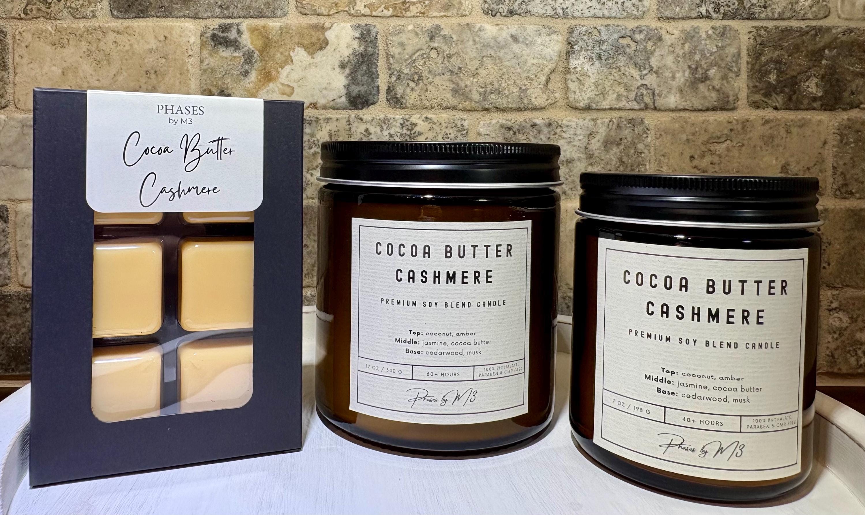 Cocoa Butter Cashmere Candle and Wax Melts