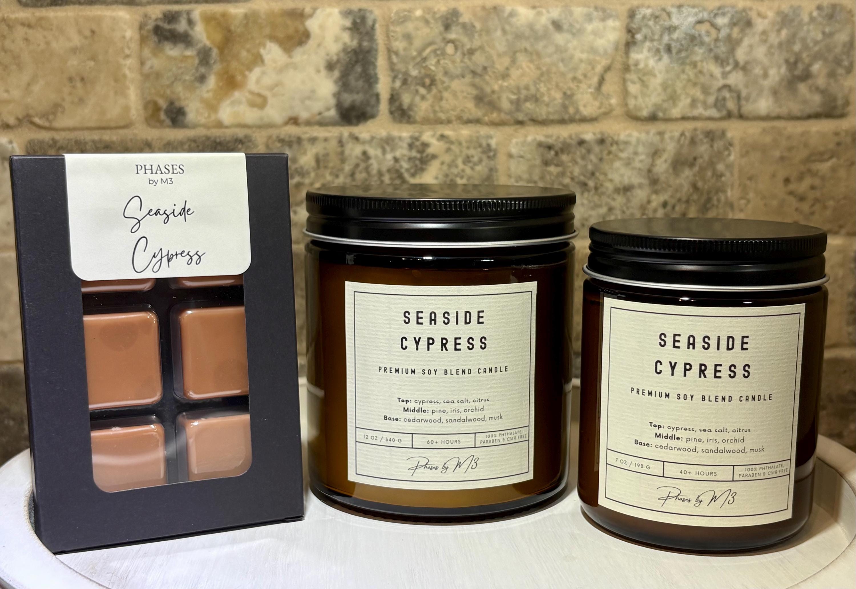 Seaside Cypress Candle and Wax Melts